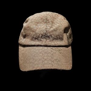 Vintage Coach Monogram Leatherware Cap
